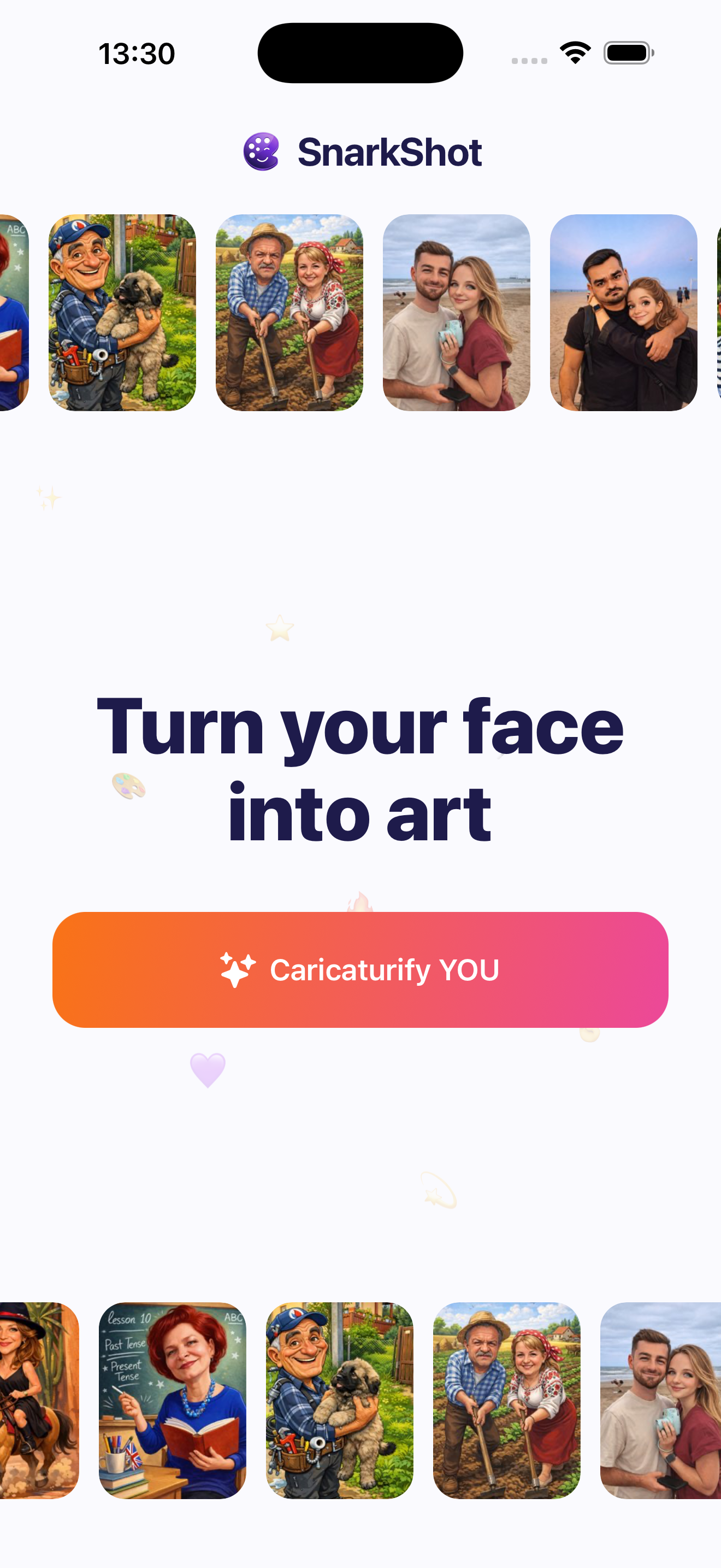 SnarkShot app screenshot